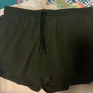 Avia forest green work out shorts